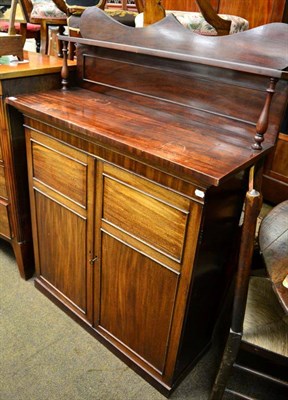 Lot 1313 - A 19th century mahogany chiffonier