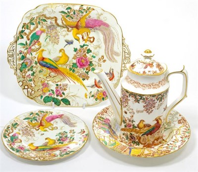 Lot 10 - Four pieces of Royal Crown Derby Olde Avesbury pattern wares