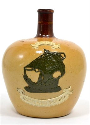Lot 11 - A Doulton Lambeth stoneware Special Highland whisky bottle