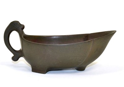 Lot 56 - A Chinese bronze jug