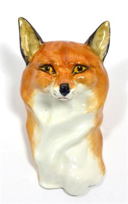 Lot 63 - A Royal Worcester fox mask wall hanging, 3024