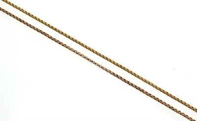 Lot 83 - A gold link chain