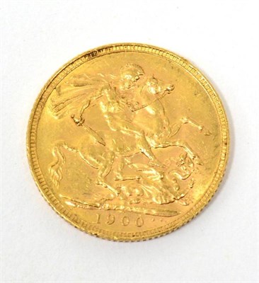 Lot 84 - A Victorian sovereign dated 1900