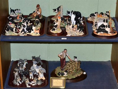 Lot 182 - Border Fine Arts Border Collie models including: ''A Long Day Ahead'', ''Bob'', and ''Jock's...