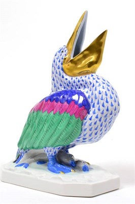 Lot 209 - A Herend porcelain model of a pelican