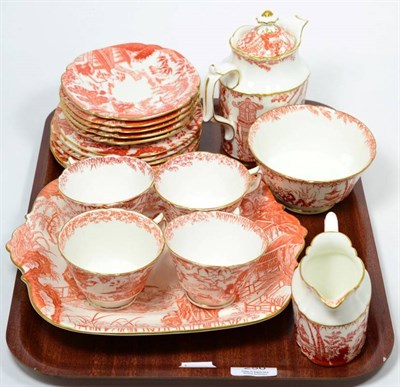 Lot 250 - A Royal Crown Derby ''Mikado'' pattern part tea service