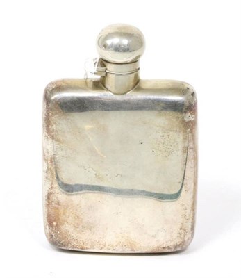 Lot 341 - A James Dixon & Sons silver hip flask, Sheffield 1927