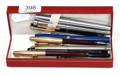 Lot 398 - Various pens including Sheaffer, Parker and Watermans