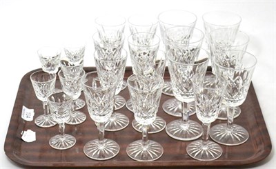 Lot 104 - A part suite of Waterford glass and other glass