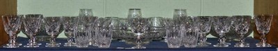 Lot 157 - A quantity of Stuart and other glass wares
