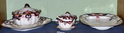 Lot 158 - A small group of 19th century Royal Crown Derby Imari dinnerwares
