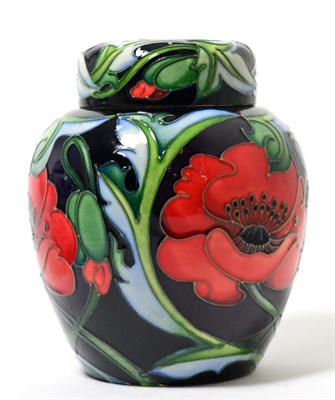Lot 197 - A Moorcroft pottery Wilverley pattern ginger jar by Rachel Bishop, dated 2007, 15cm high