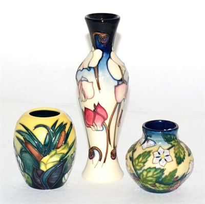 Lot 236 - Three modern Moorcroft vases