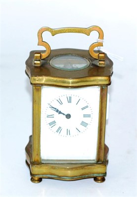 Lot 265 - A French carriage timepiece