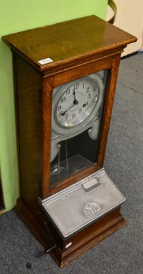 Lot 316 - Yote time recording clock