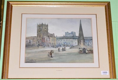 Lot 1000 - Anne Martyn (19th/20th century), view of Richmond, signed, watercolour