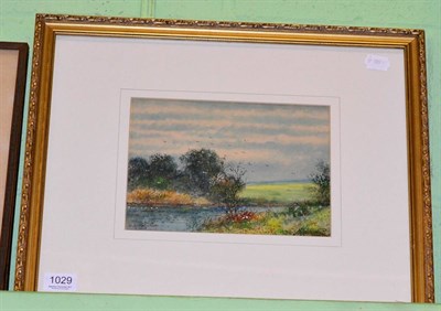 Lot 1029 - A Hulk Junior (1851-1922), river scene, watercolour, signed