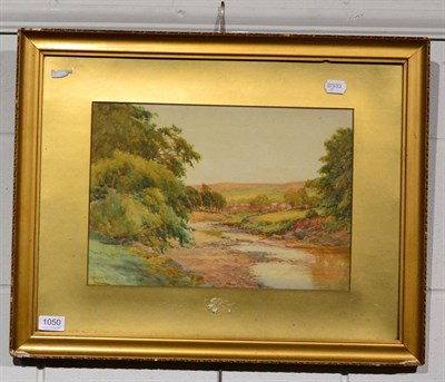 Lot 1050 - Harry Sticks (1867-1938) the view from St John's Chapel, watercolour, signed