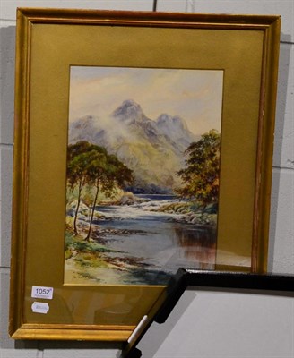 Lot 1052 - G. Goodall, British, (19th century/20th century), lakeland view, watercolour, signed