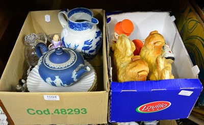 Lot 1094 - A quantity of assorted ceramics (two boxes)