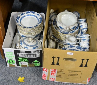 Lot 1104 - A Booth's dragon pattern dinner and tea service including five vegetable tureens