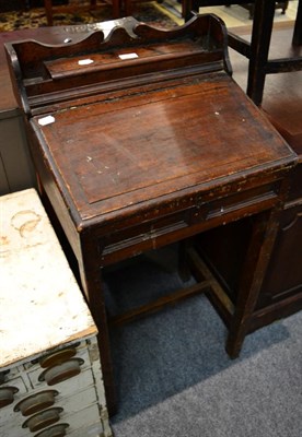 Lot 1188 - A Victorian/early Georgian clerks desk