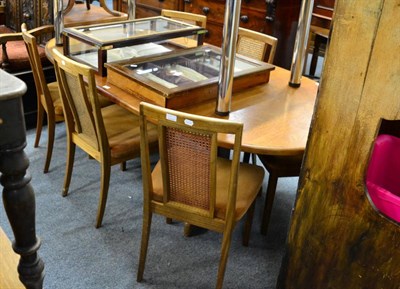 Lot 1192 - A G plan table and six chairs