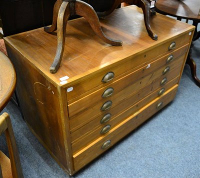 Lot 1195 - A plan chest