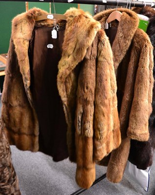 Lot 1233 - Two fur coats