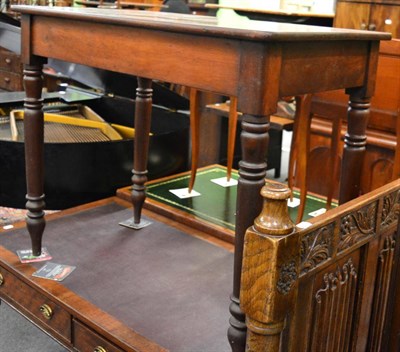 Lot 1277 - A Victorian mahogany side table