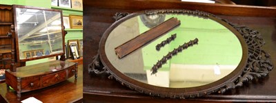 Lot 1302 - Regency dressing mirror and a wall mirror (a.f.)