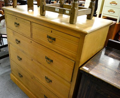 Lot 1370 - A four height chest of drawers