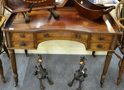 Lot 1396 - A 19th century mahogany washstand in the manner of Gillows