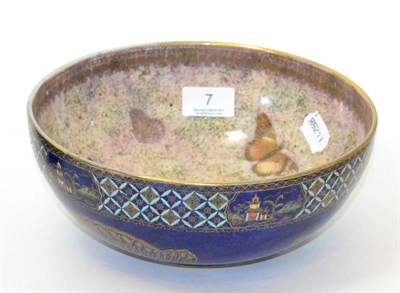 Lot 7 - Carltonware butterfly lustre bowl
