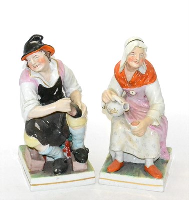 Lot 16 - A pair of figures, Dolly and Jo Pontreath