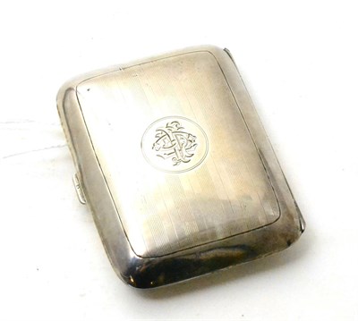 Lot 103 - A silver cigarette case