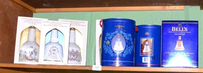 Lot 127 - Seven various Bells whisky commemorative bells in original boxes