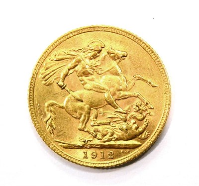 Lot 252 - 1912 gold full sovereign