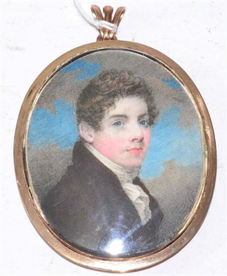 Lot 283 - Adam Buck, miniature portrait of a gentleman, signed and dated 1808