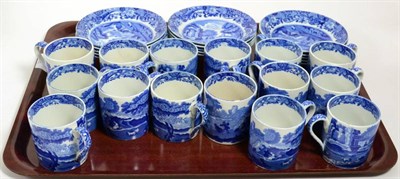 Lot 35 - A set of fifteen Copeland Spode Italian coffee cups and saucers