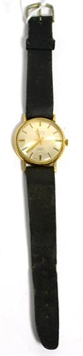 Lot 76 - A 9ct gold gents wristwatch, signed Bernex
