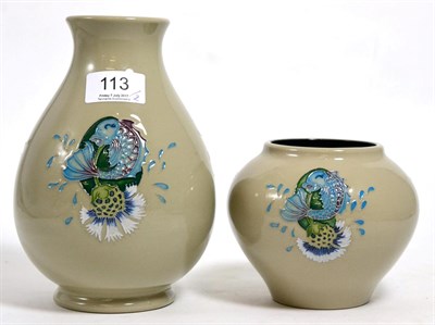 Lot 113 - Two Moorcroft Bursting Bubbles vases