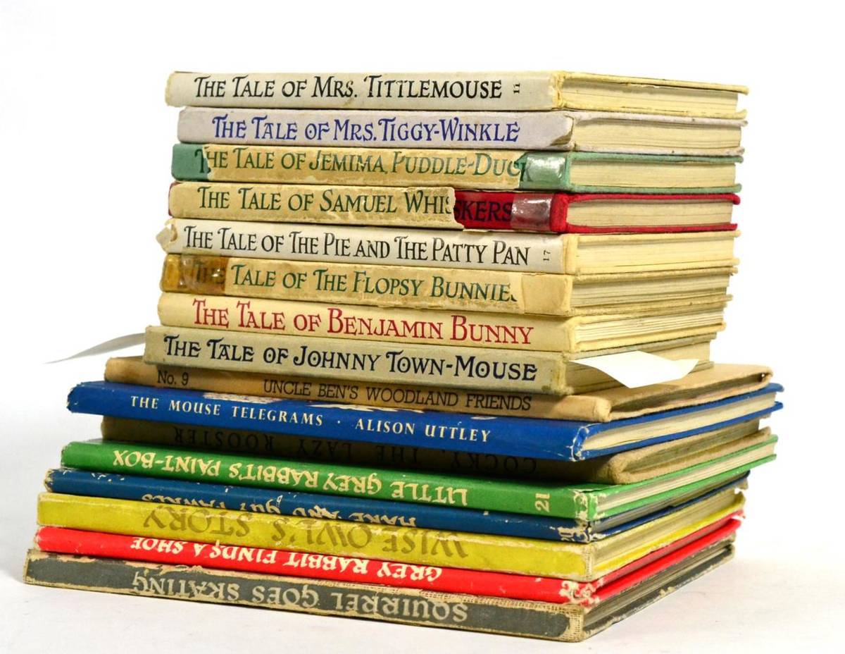 Lot 200 - Miscellaneous children's books including Beatrix Potter and Alison Uttley etc (16)