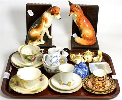 Lot 402 - Assorted ceramics including Royal Worcester, Crown Derby Imari; Copeland Spode, Crown Staffordshire