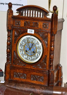 Lot 438 - An Arts & Crafts striking mantel clock