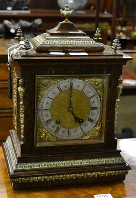 Lot 479 - A quarter striking table clock, movement stamped Lenkirch