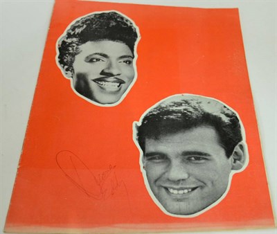 Lot 482 - Duane Eddy Signed Programme 'The Little Richard Duane Eddy Show' (G)