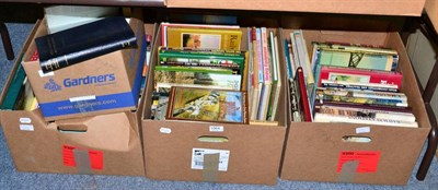 Lot 1064 - Assorted books, subjects including steam, transport, railways, bridges etc (four boxes)