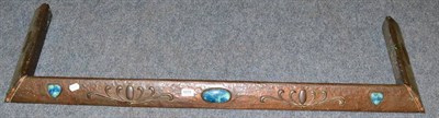 Lot 1079 - An Arts & Crafts copper fire curb