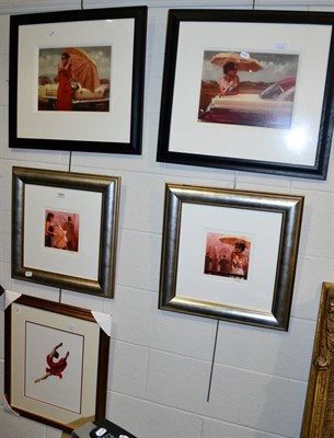 Lot 1094 - After Mark Spain, four limited edition prints each with certificates and another (5)